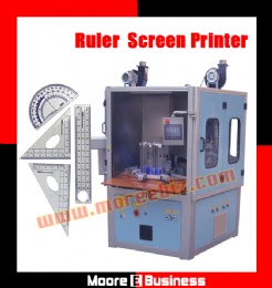 Automatic Single Color Ruler Set Silk Screen Printing Machine